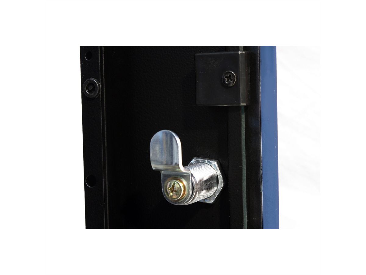 VALUE 19 inch wandbehuizing 18HE, 600x600 mm zwart, bouwpakket