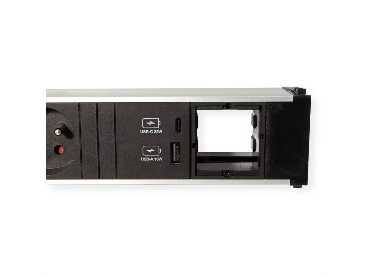 BACHMANN CONI 1xUTE 1xUSB A/C 22W 1xCM 0.2m GST18