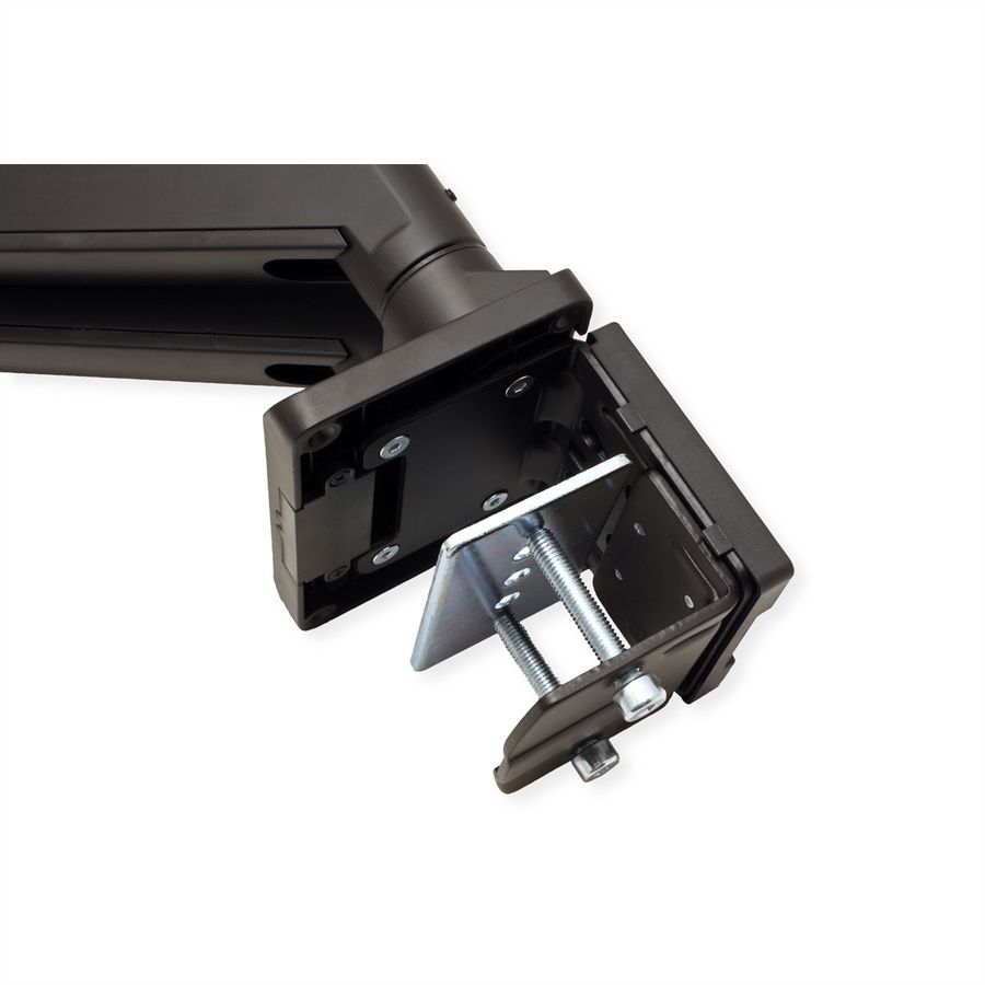 ROLINE Dual LCD Monitor Stand Pneumatic, Desk Clamp, Pivot, 5 Joints, max. 15 kg, up to 35"