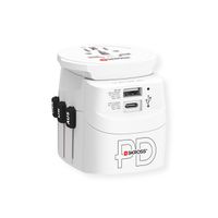 Skross PRO Light USB AC30PD World Travel Adapter, worldwide