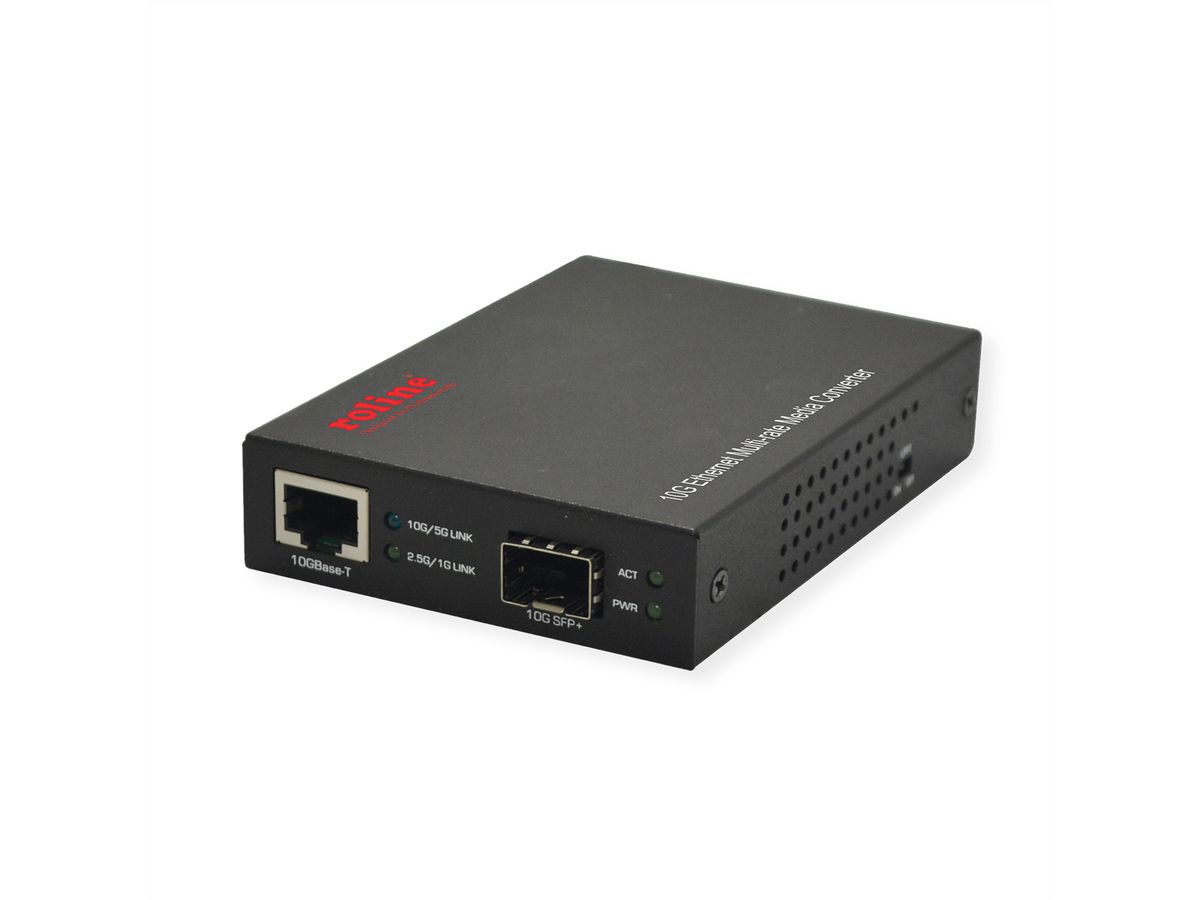 ROLINE industriële converter, 10G Ethernet multirate converter