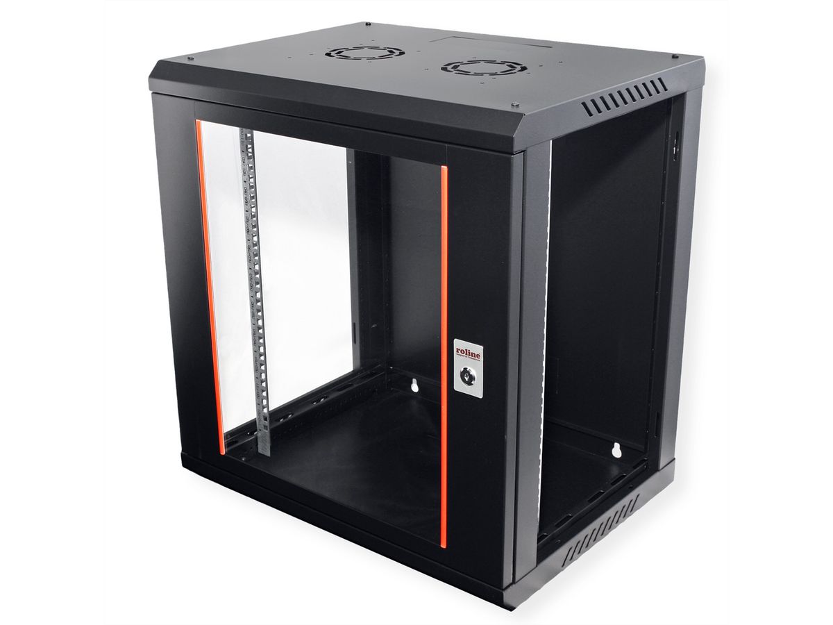 ROLINE 19-inch wandbehuizing Basic Plus 12U, 600x450 BxD zwart