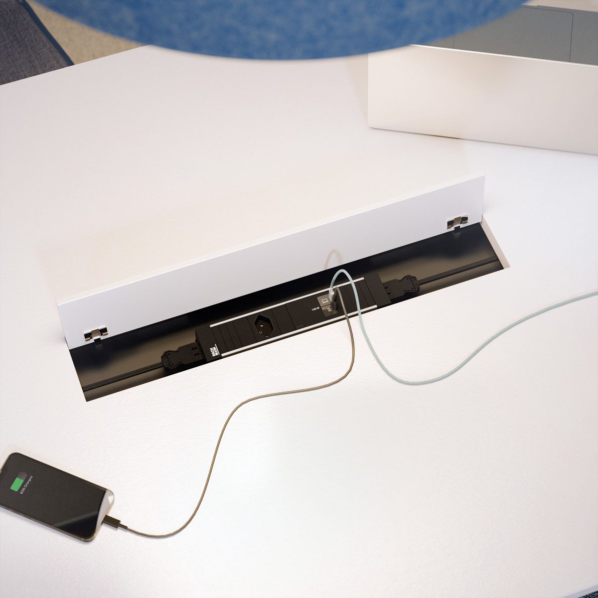 BACHMANN CONFERENCEF M 1xCH 0°, 1xUSB C/C 100W