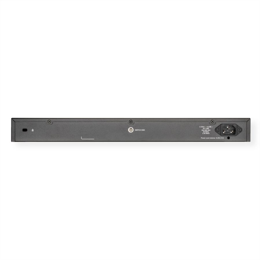D-Link DXS-1210-28T Smart Managed Switch, 24x 10G Base-T + 4 x 10G/25G SFP28 Poorten