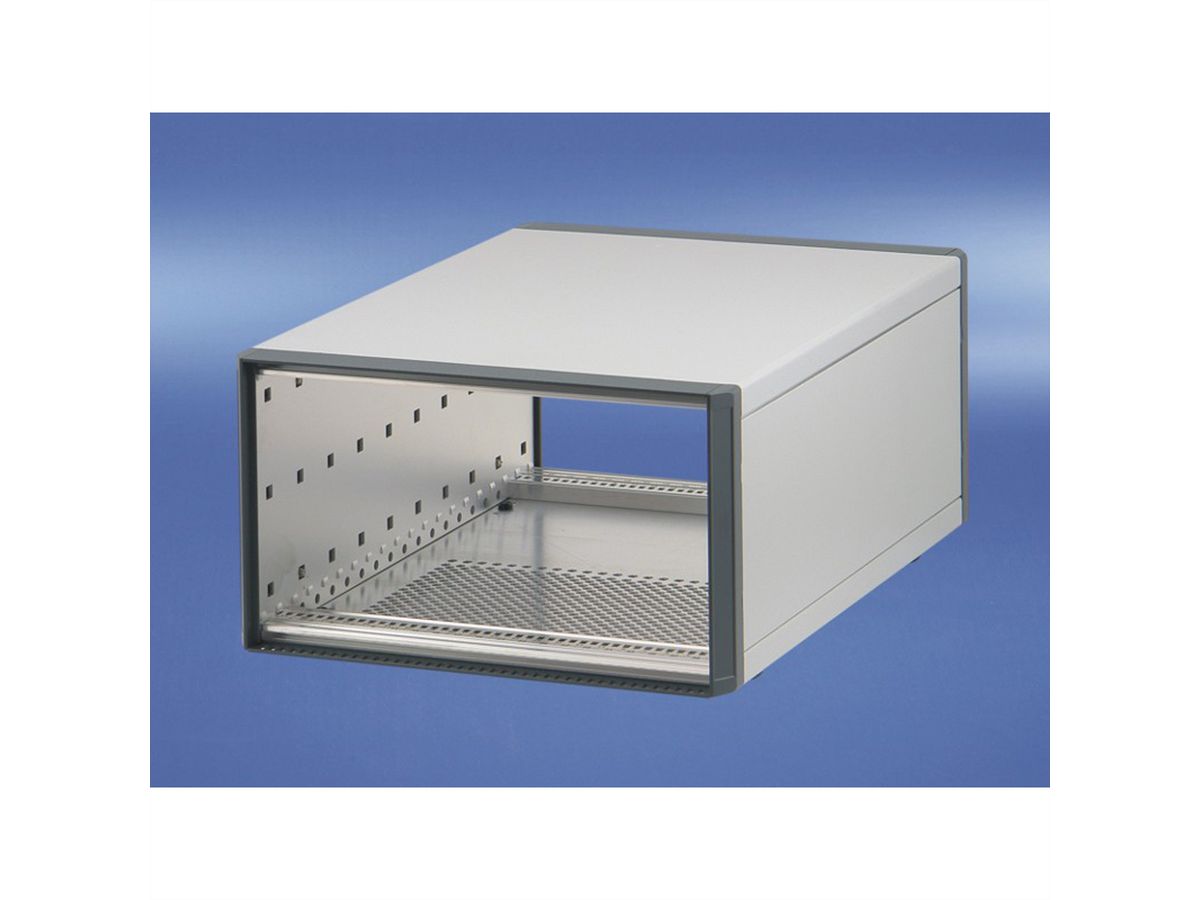 SCHROFF RatiopacPRO, Desktopbehuizing, achteraf aan te brengen afscherming, frontafwerking, 3 HE, 42 HE, 315 mm