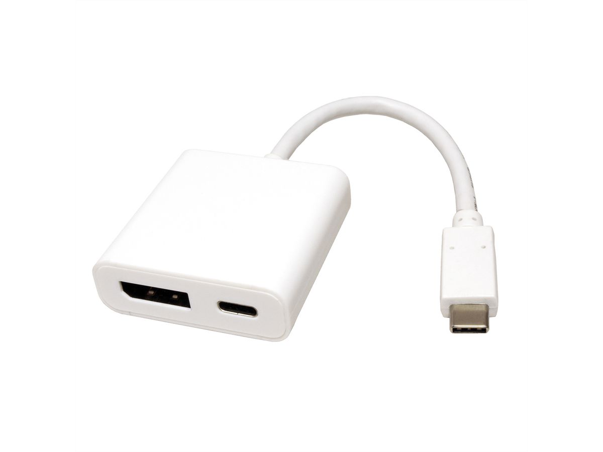 ROLINE Display Adapter USB Type C - DisplayPort v1.2 + PD