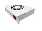 ROLINE 19-inch ventilatorunit 2 ventilatoren , Thermostaat grijs