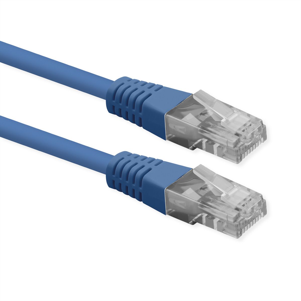 ROLINE Cat.6 (Class E) Patch Cable, UTP, PoE, blauw, 0,5 m
