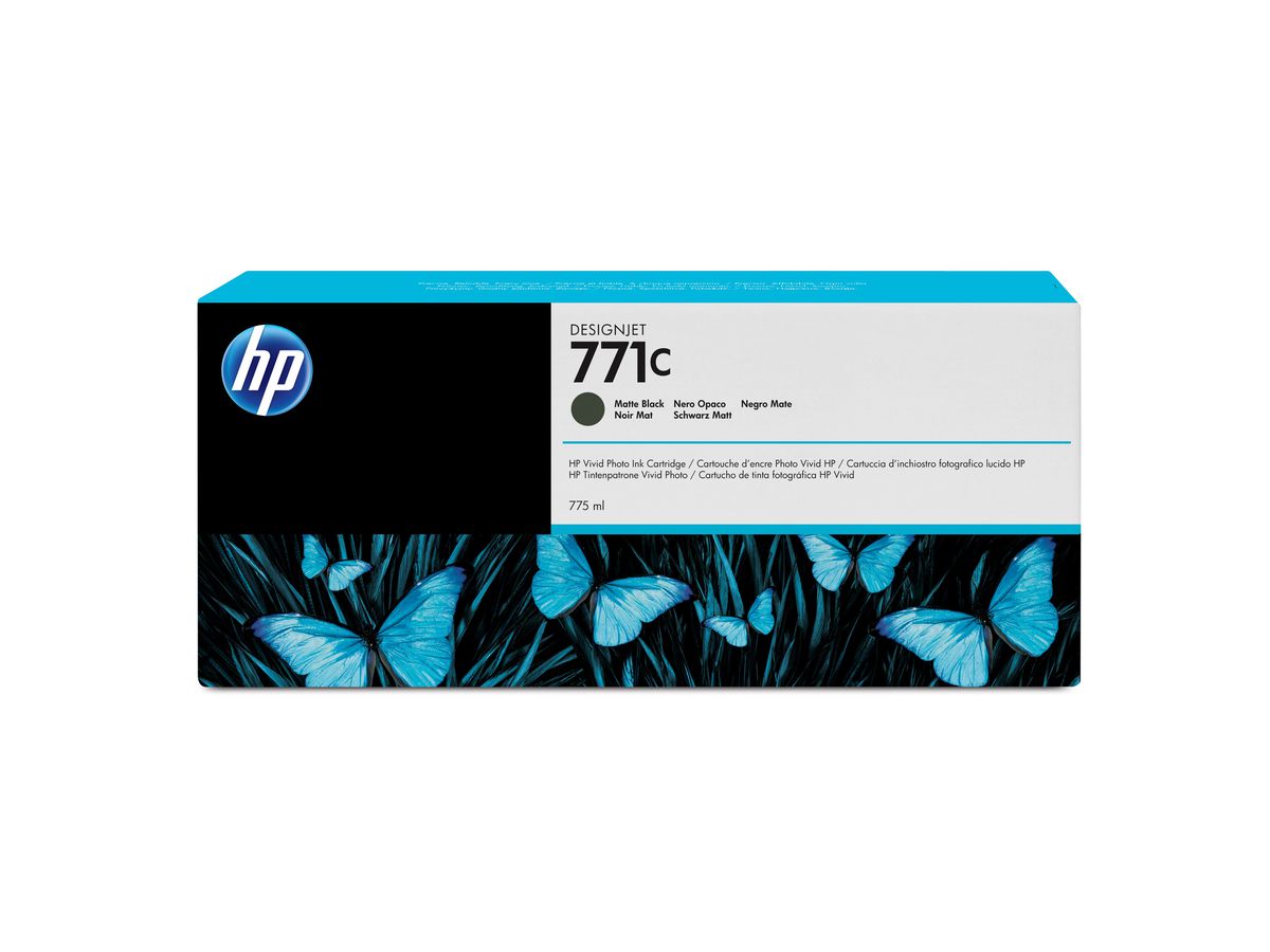HP 771C matzwarte DesignJet inktcartridge, 775 ml