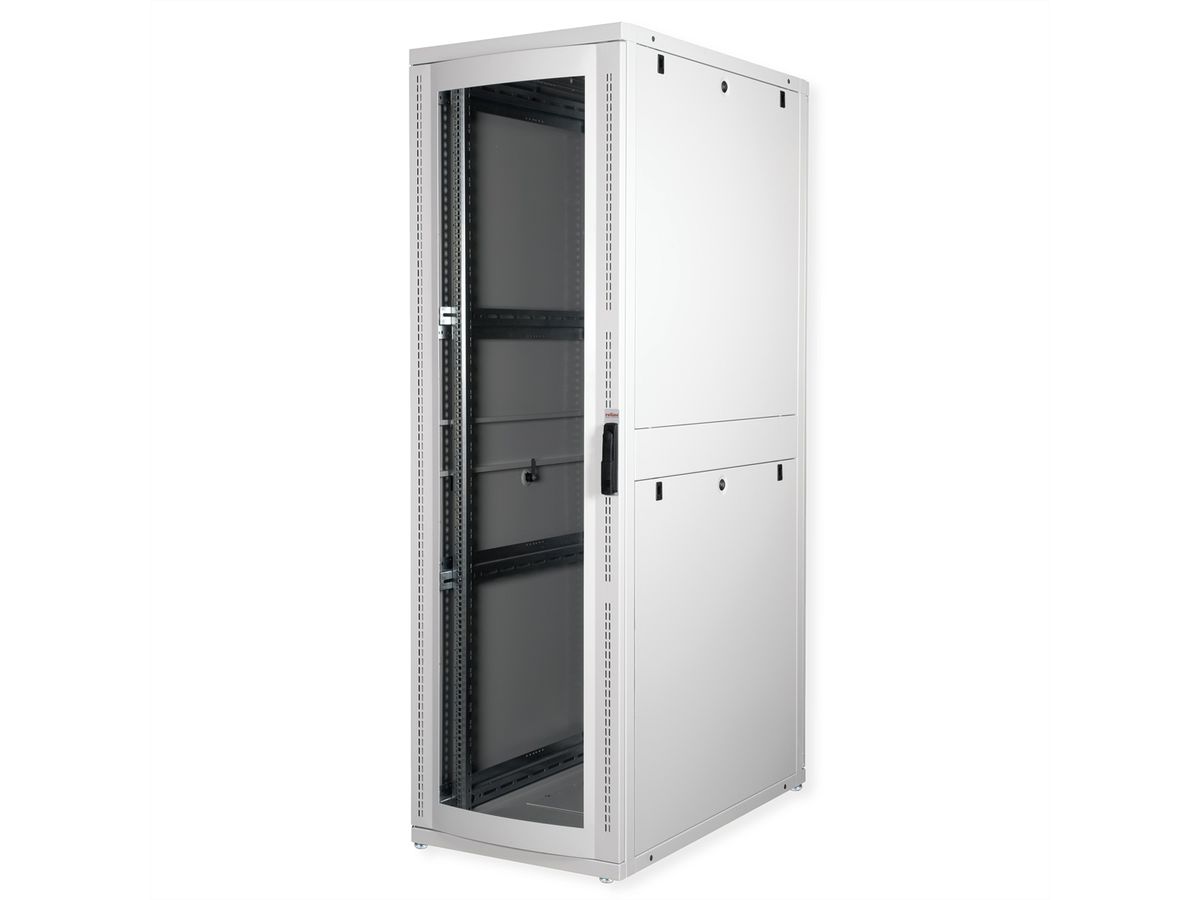 ROLINE 19-inch server rack Pro 42 U, 600x1000 BxD grijs plexiglas