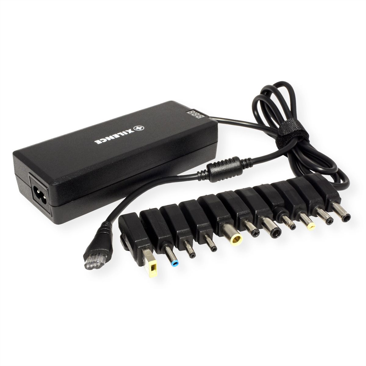 Xilence Universal Notebook Charger, XM012, 11 Adapters, LED Display, 120W