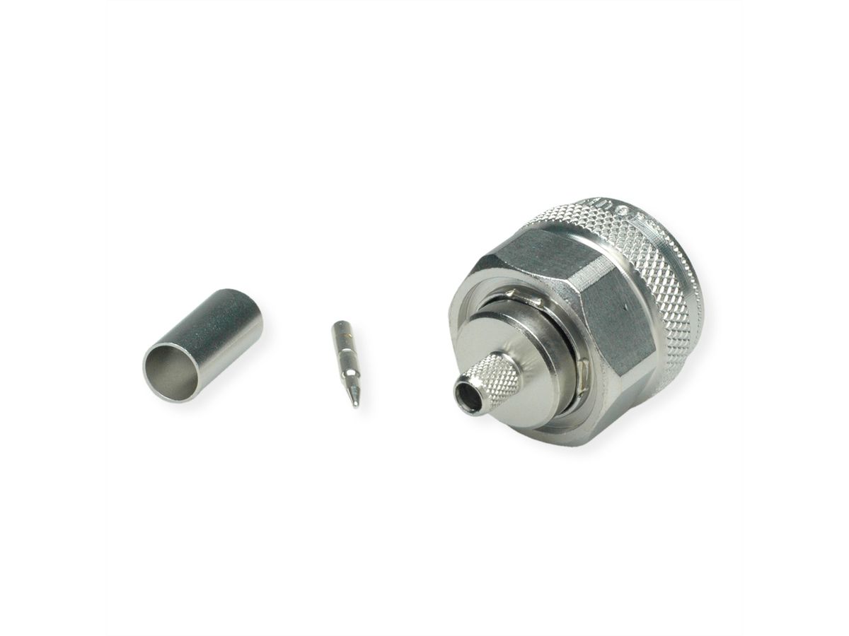 TELEGÄRTNER N Straight Plug Crimp, G5 (RG-223/U) crimp/crimp
