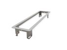 BACHMANN POWER FRAME inbouwframe medium 4-voudig, zilver