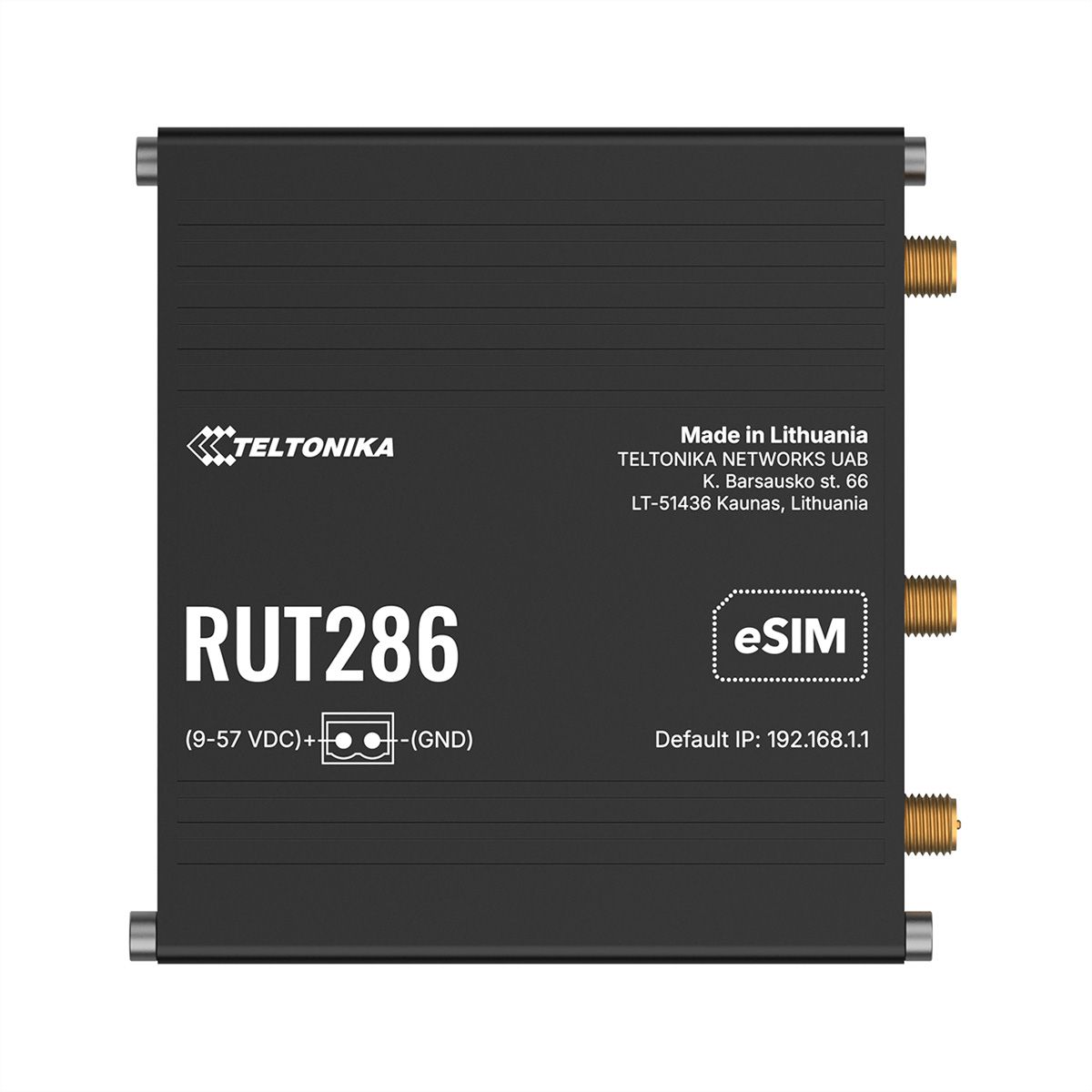 TELTONIKA RUT286 CAT 4 LTE Router eSIM