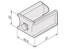 SCHROFF Cable Eye, Plastic, 30W 100D