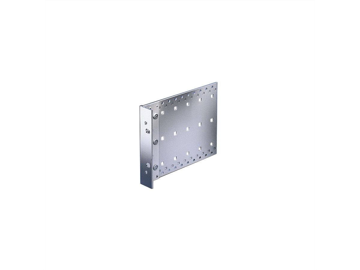 SCHROFF EuropacPRO Side Panel for Textile Gasket, Type H, Heavy, Handle Holes, 6 U, 355 mm
