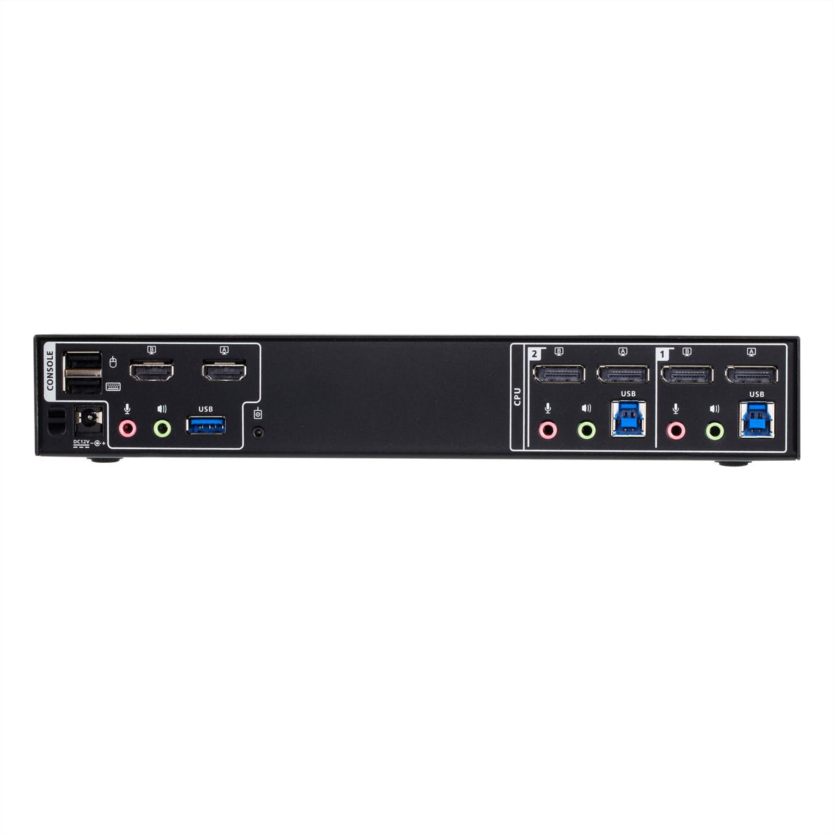 ATEN CM1942 2-poorts 4K DP Dual Display Mini Matrix Boundless KVM