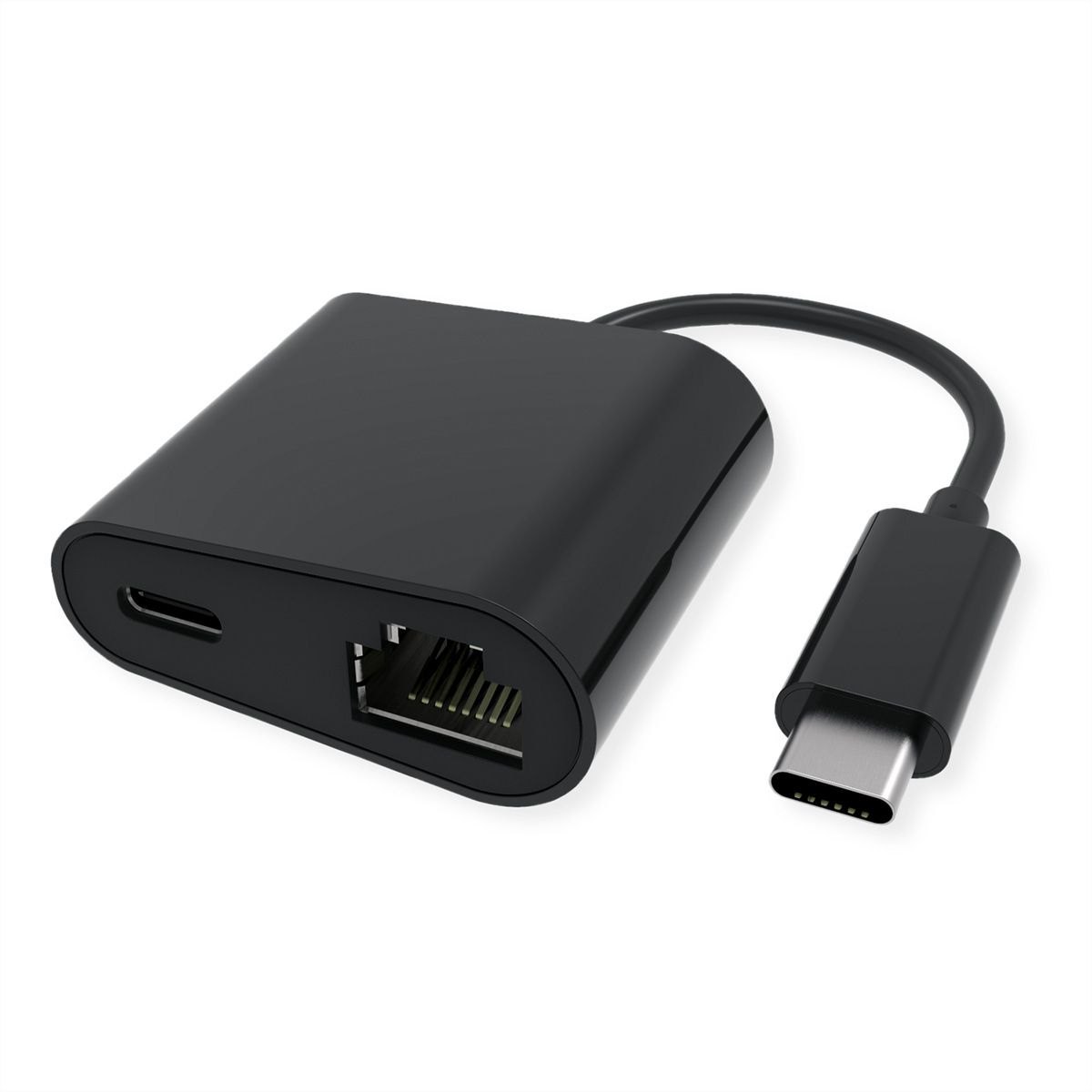 VALUE USB-C naar Gigabit Ethernet-converter, PD-poort