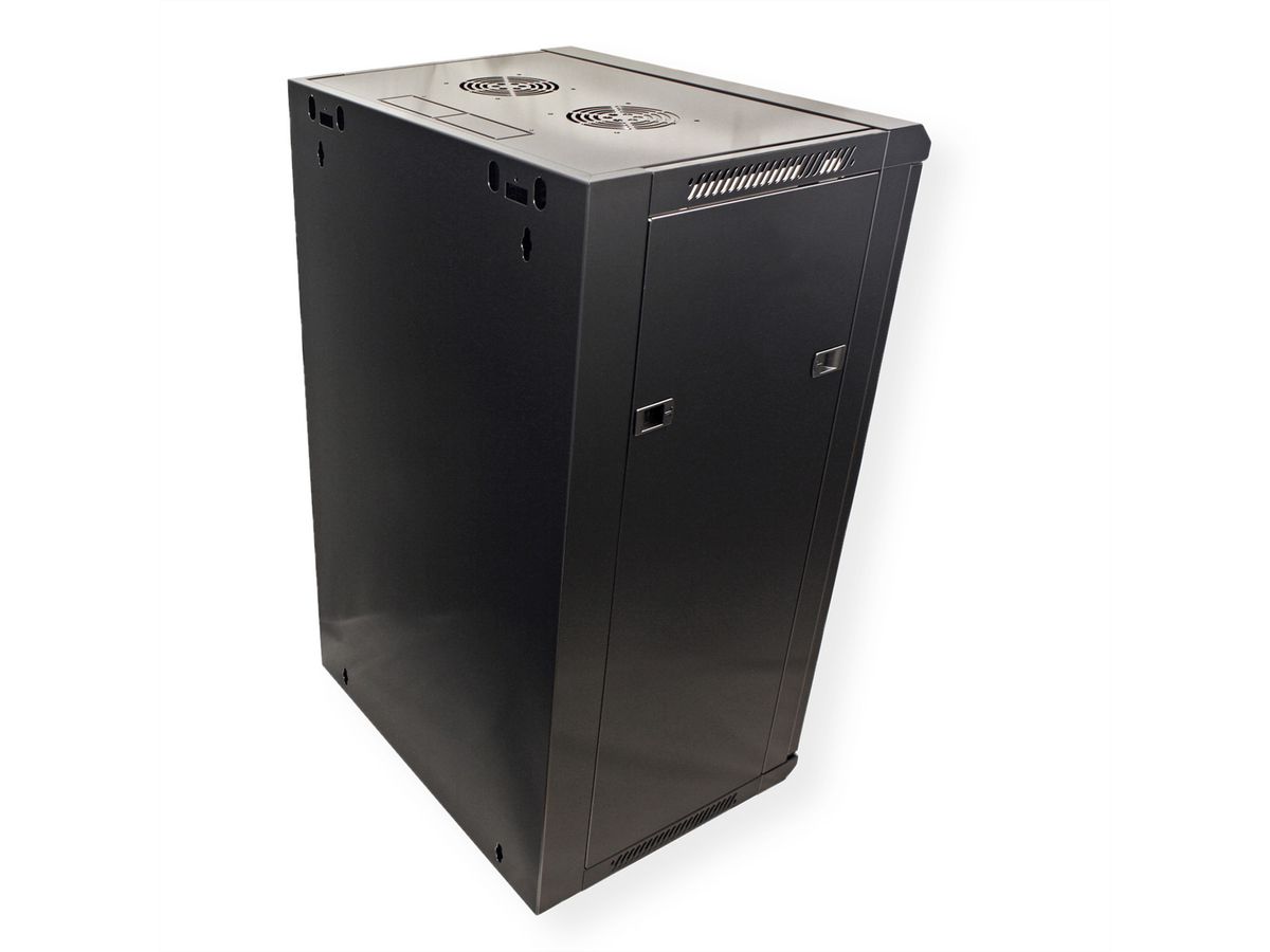 VALUE 19" Wall Mount Rack 18U, 910x570x450mm (HxWxD), black