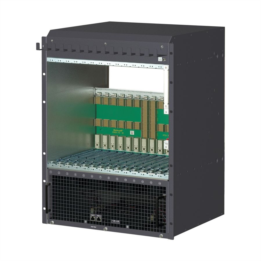 SCHROFF ATCA System ECO Modular Series, 14 Slot, DC, 450 W/Slot