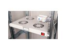 ROLINE 19-inch fan unit 4 fans, Thermostat grey