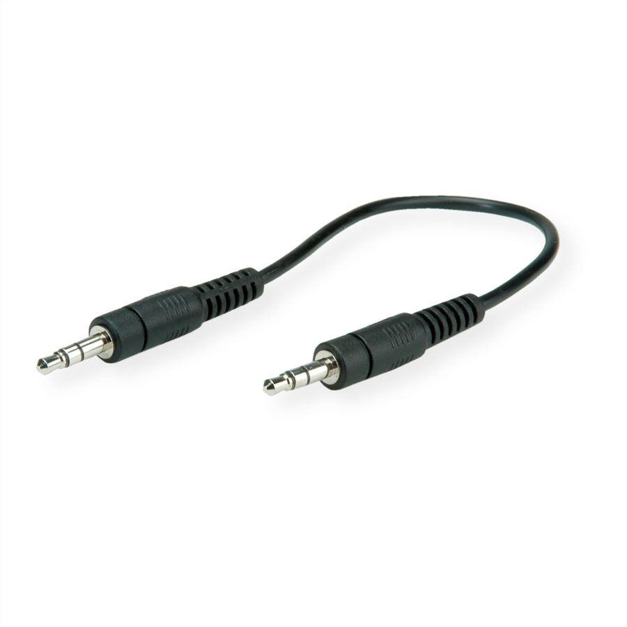 ROLINE 3.5mm Cable, M-M, 0.2 m
