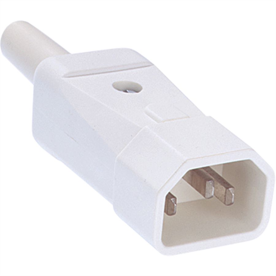 BACHMANN Koude apparaten stekker C14 TypE 749 70°C, wit