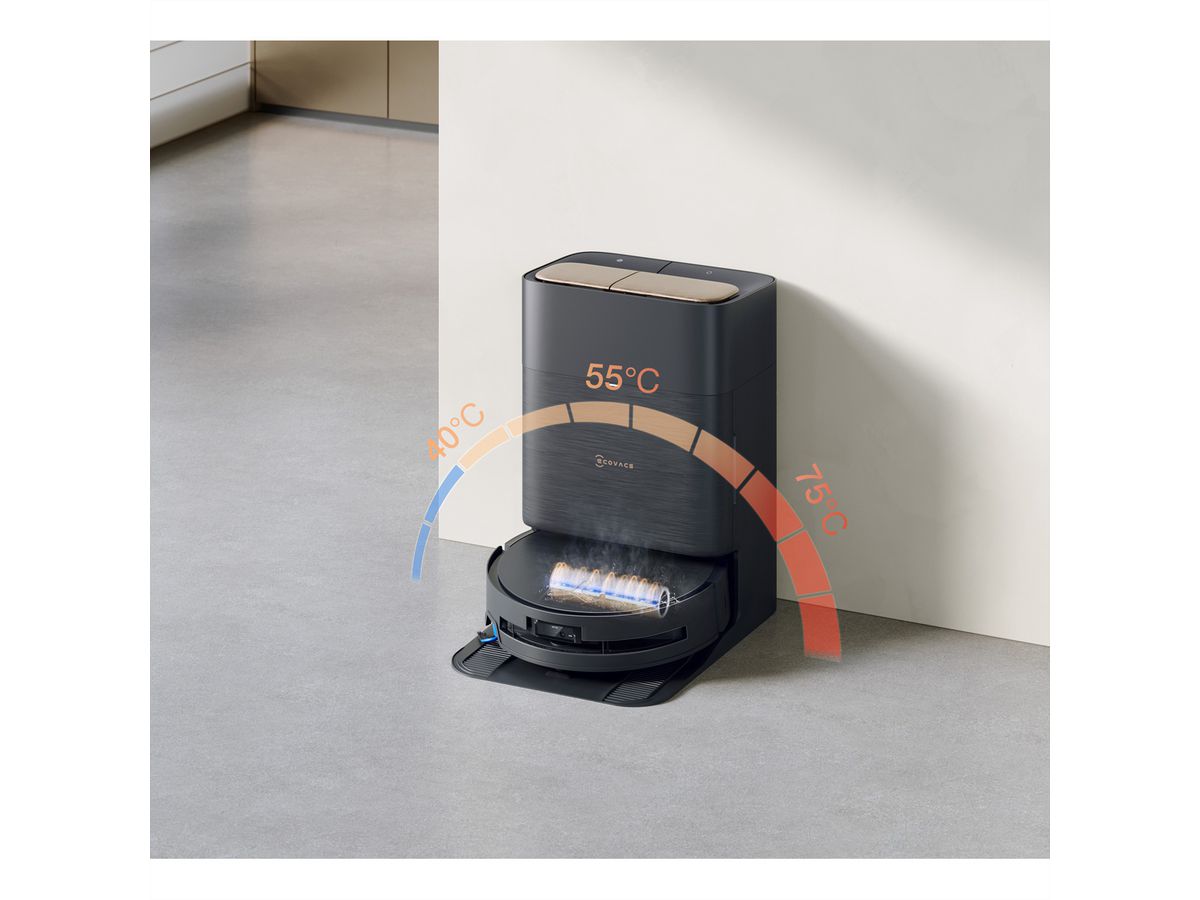 Ecovacs Saugroboter X9 PRO OMNI, Deebot, black