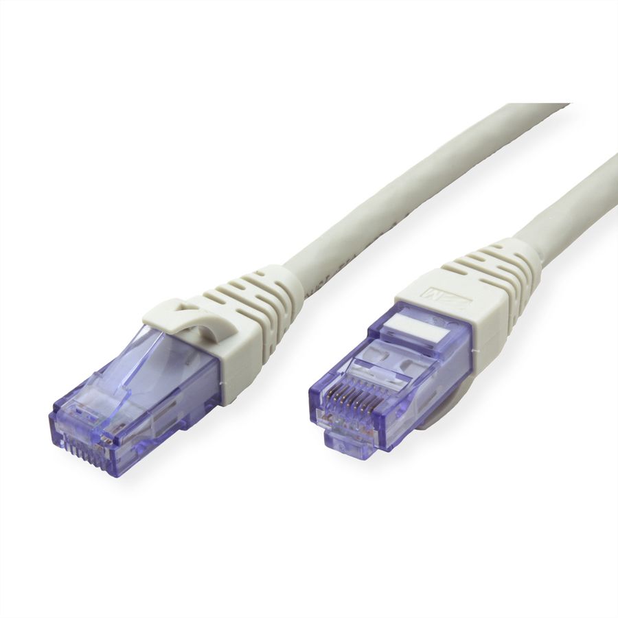 ROLINE Patchkabel Cat.6A UTP, Component Level, LSOH, grijs, 0,3 m