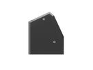 BACHMANN DESK 2xCEE7/3 1xCM GST18, black