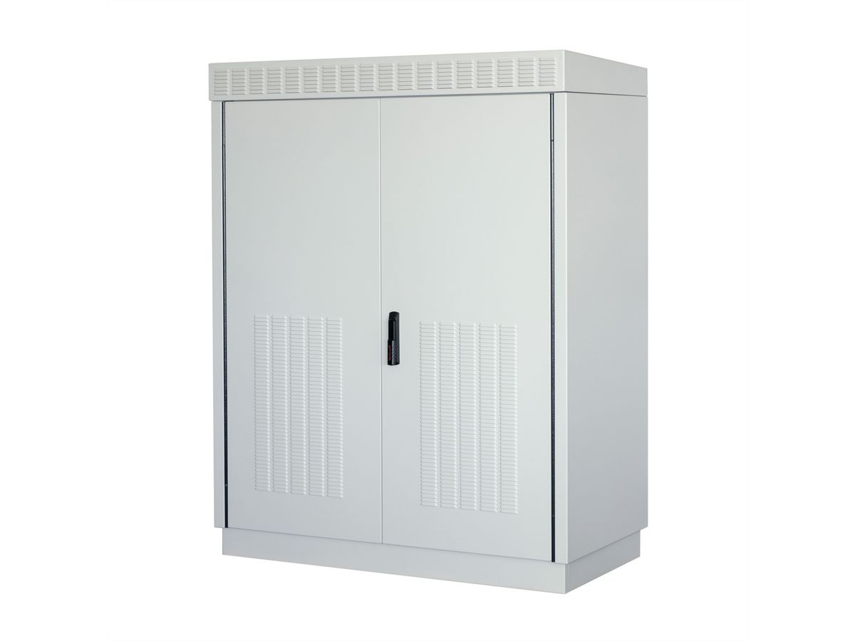 SCHROFF modulaire buitenluchtkast met dubbele deur, ventilator, 1530H 29 U, 1300W 630D