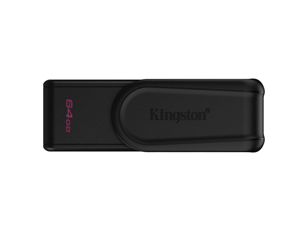 Kingston Technology DataTraveler 64GB Portable USB 3.2 Gen 1 Exodia S (Black/Black)