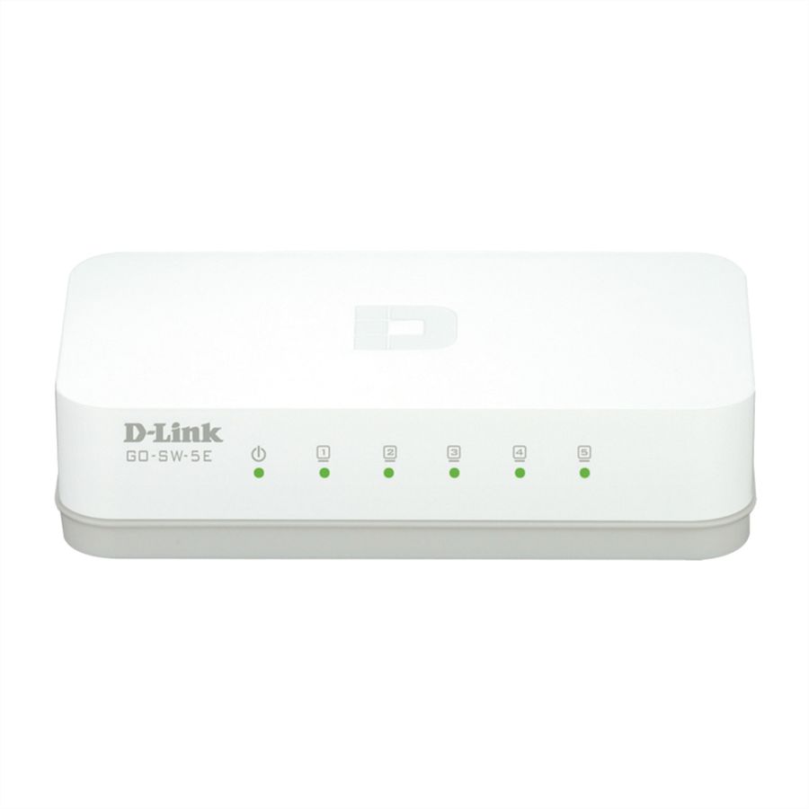 D-Link GO-SW-5E/E 5-Poorts Fast Ethernet Easy Desktop Switch