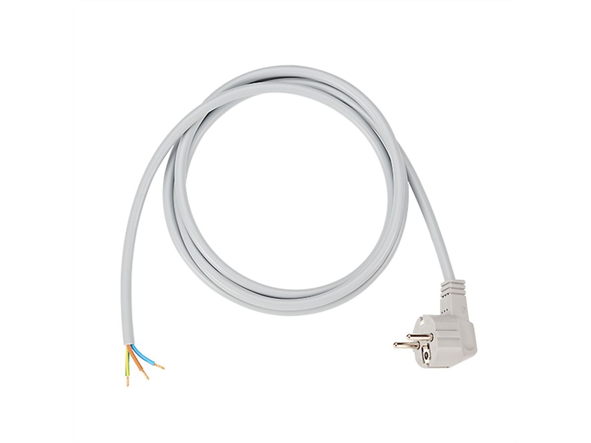 BACHMANN supply cable H05VV-F 3G1.5 3m, grey, individually packed
