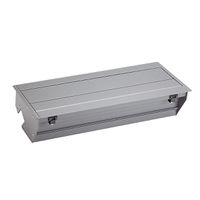 BACHMANN CONFERENCE connection panel with frame, X-Large, Moonstone iron mica, anthracite