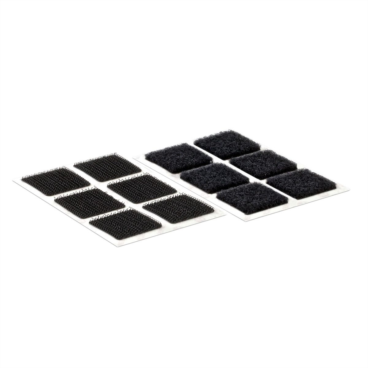 VELCRO® klittenband vierkanten zelfklevende klittenband 25 mm x 25 mm x 24 sets zwart