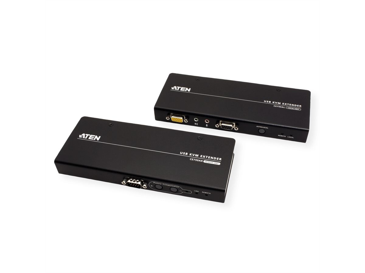 ATEN CE750A KVM Verlenging VGA, USB, Audio, RS232, 200m