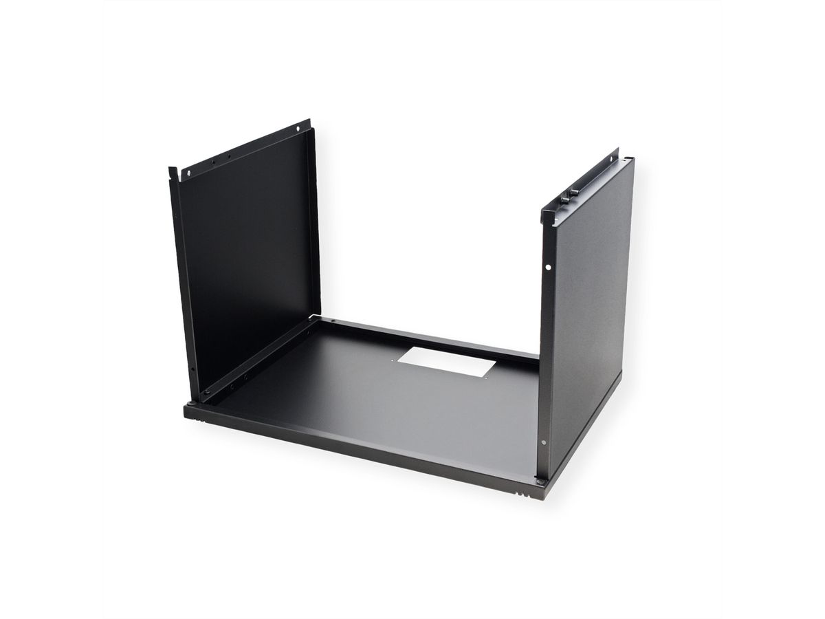 ROLINE 19-inch wandbehuizing Basic 7 U, 540x400 BxD Bouwpakket zwart