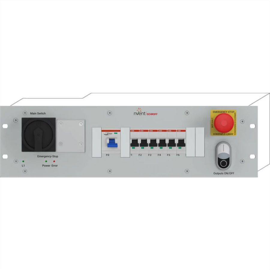 SCHROFF Rack Safety Plus, 3 U, 230 V AC, C20, C13/Schuko