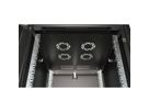 ROLINE 19-inch netwerkkast Basic 22 U, 600x800 BxD Glazen deur zwart