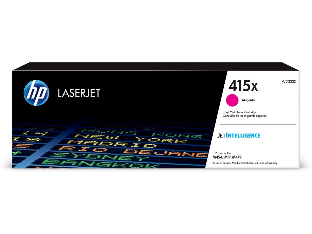 HP 415X originele high-capacity magenta LaserJet tonercartridge