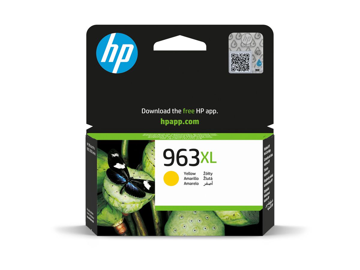 HP 963XL originele high-capacity gele inktcartridge