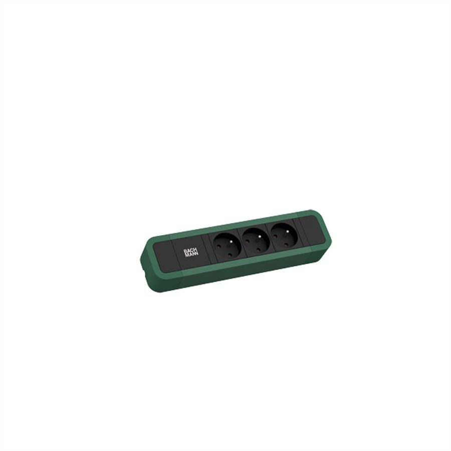 BACHMANN PRIMO 2 3xUTE 2.0m CEE7/7 RAL6028