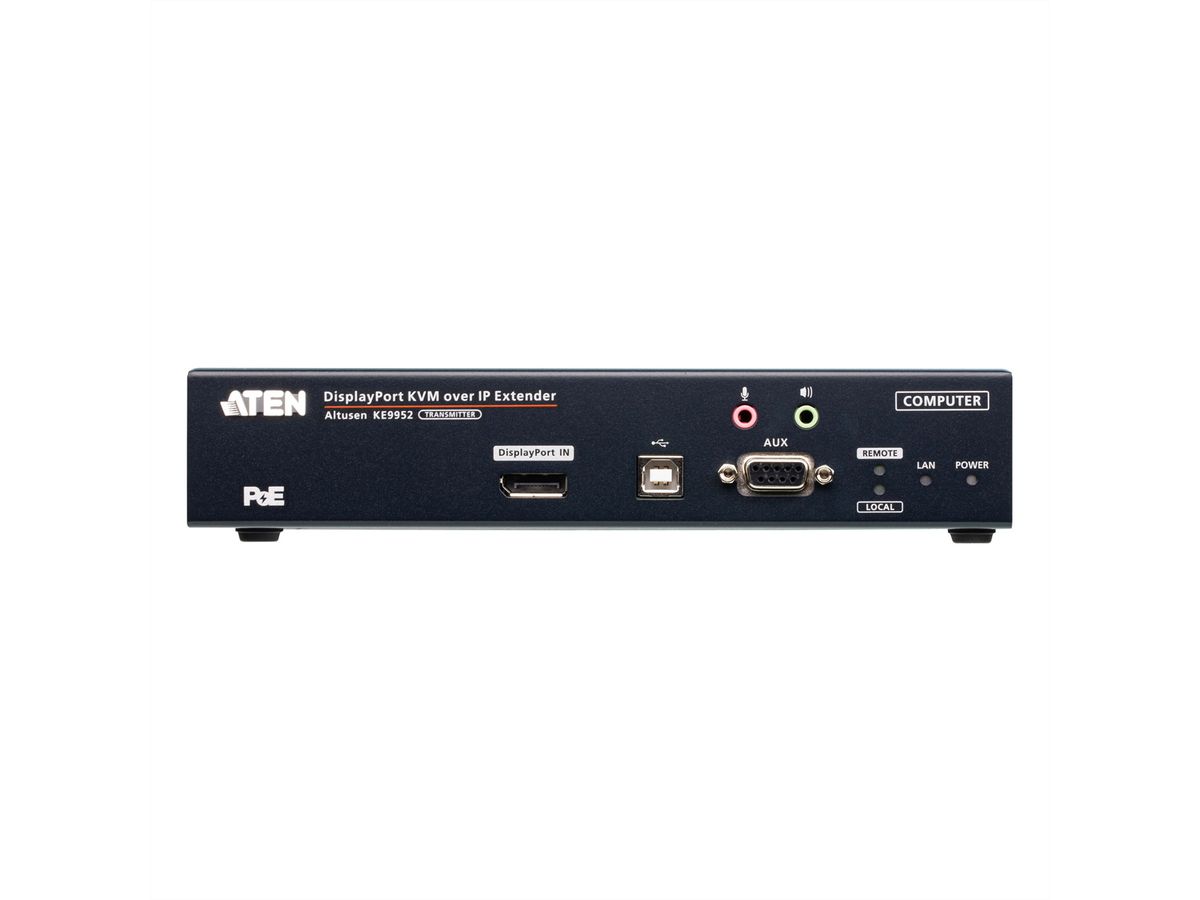ATEN KE9952T 4K DP KVM over IP Extender mit PoE Transmitter