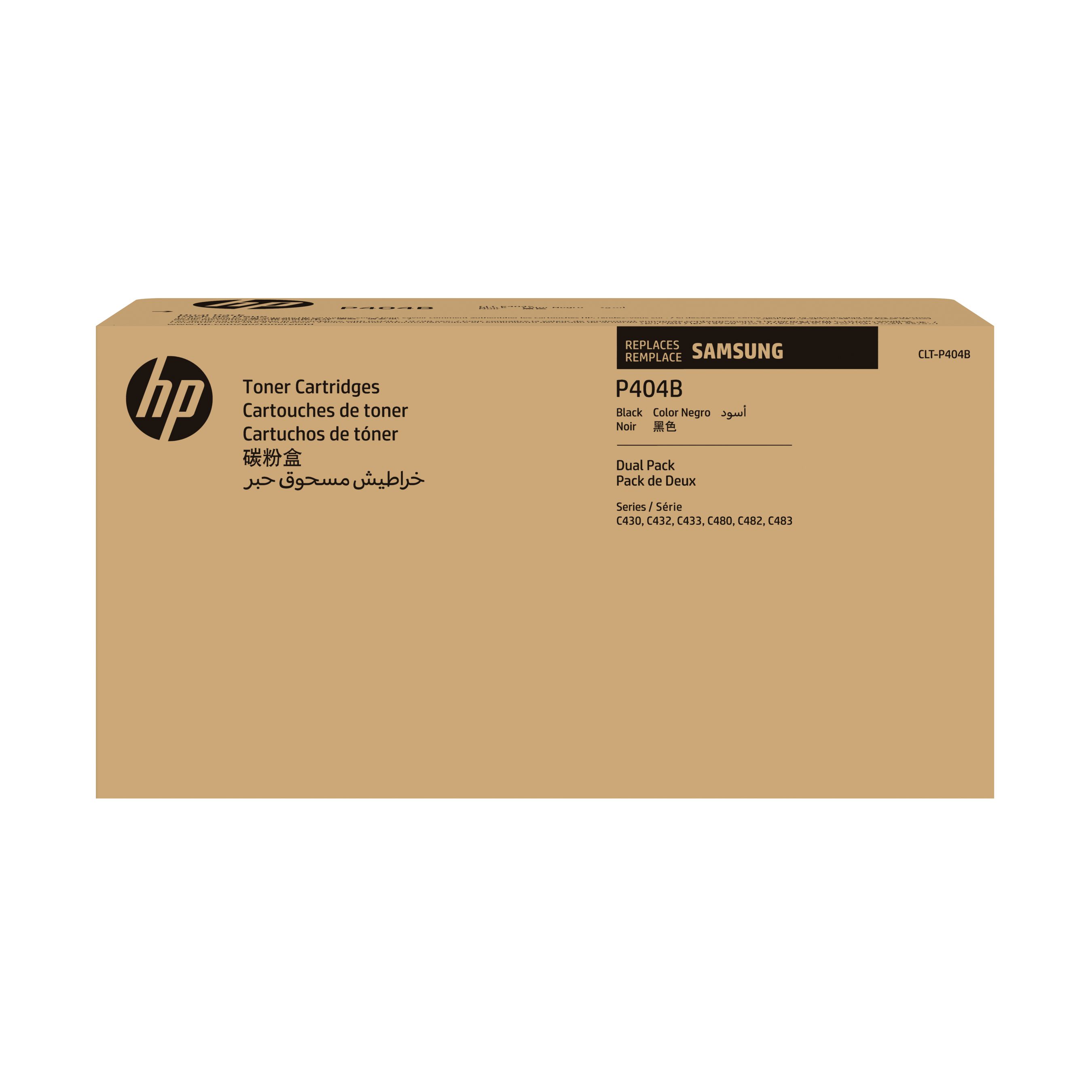 Samsung CLT-P404B 2-pack zwarte tonercartridges