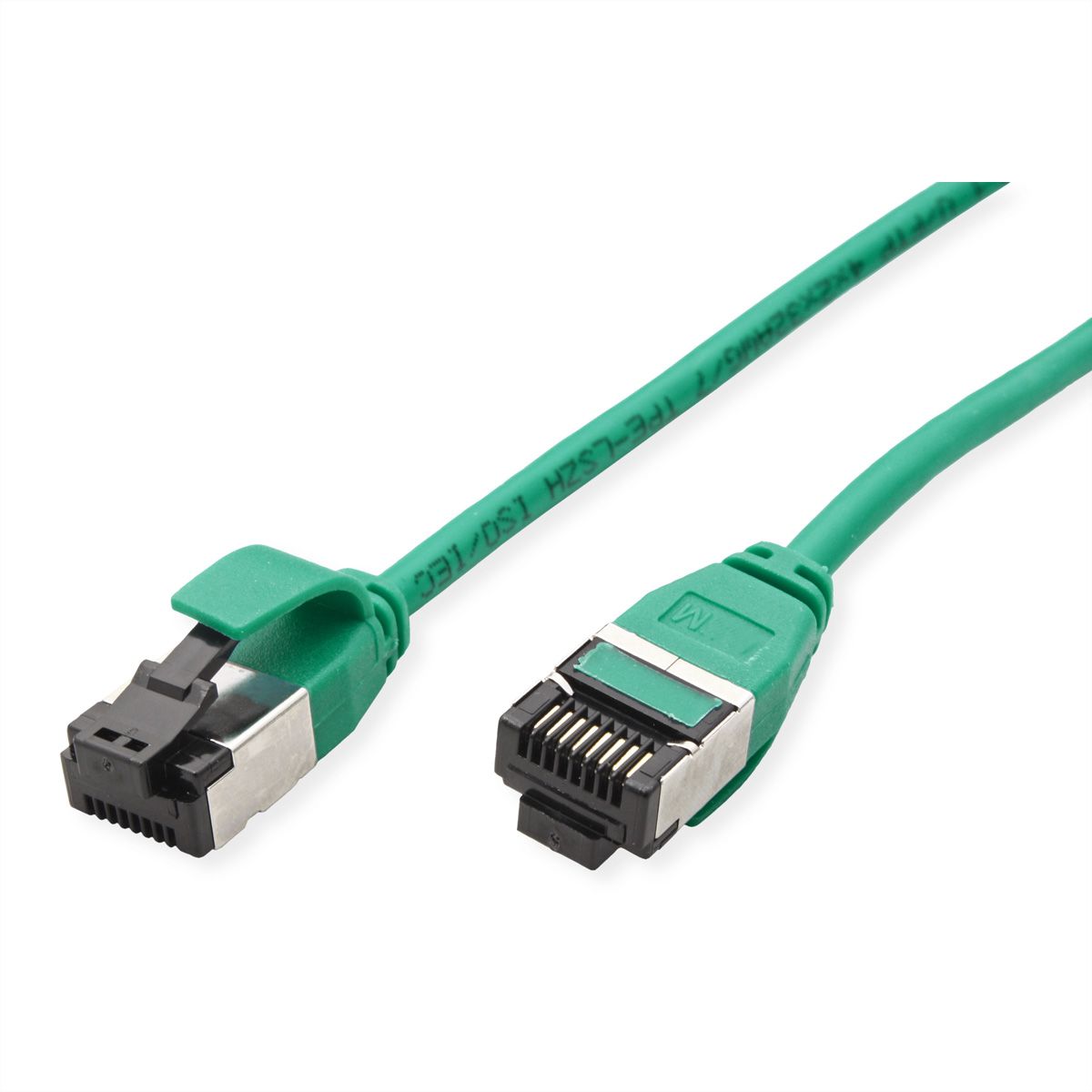 ROLINE U/FTP patchkabel Cat.8 (Klasse I), dun, LSOH, soepel draad, groen, 1,5 m