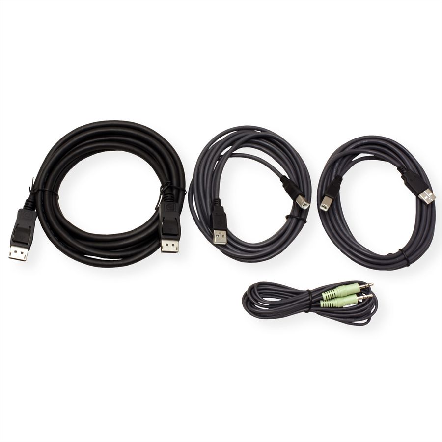 ATEN 2L-7D03UDPX4 USB DisplayPort Secure KVM Kabelset 3m