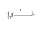 SCHROFF Velcro® Strip 12 x 300 mm