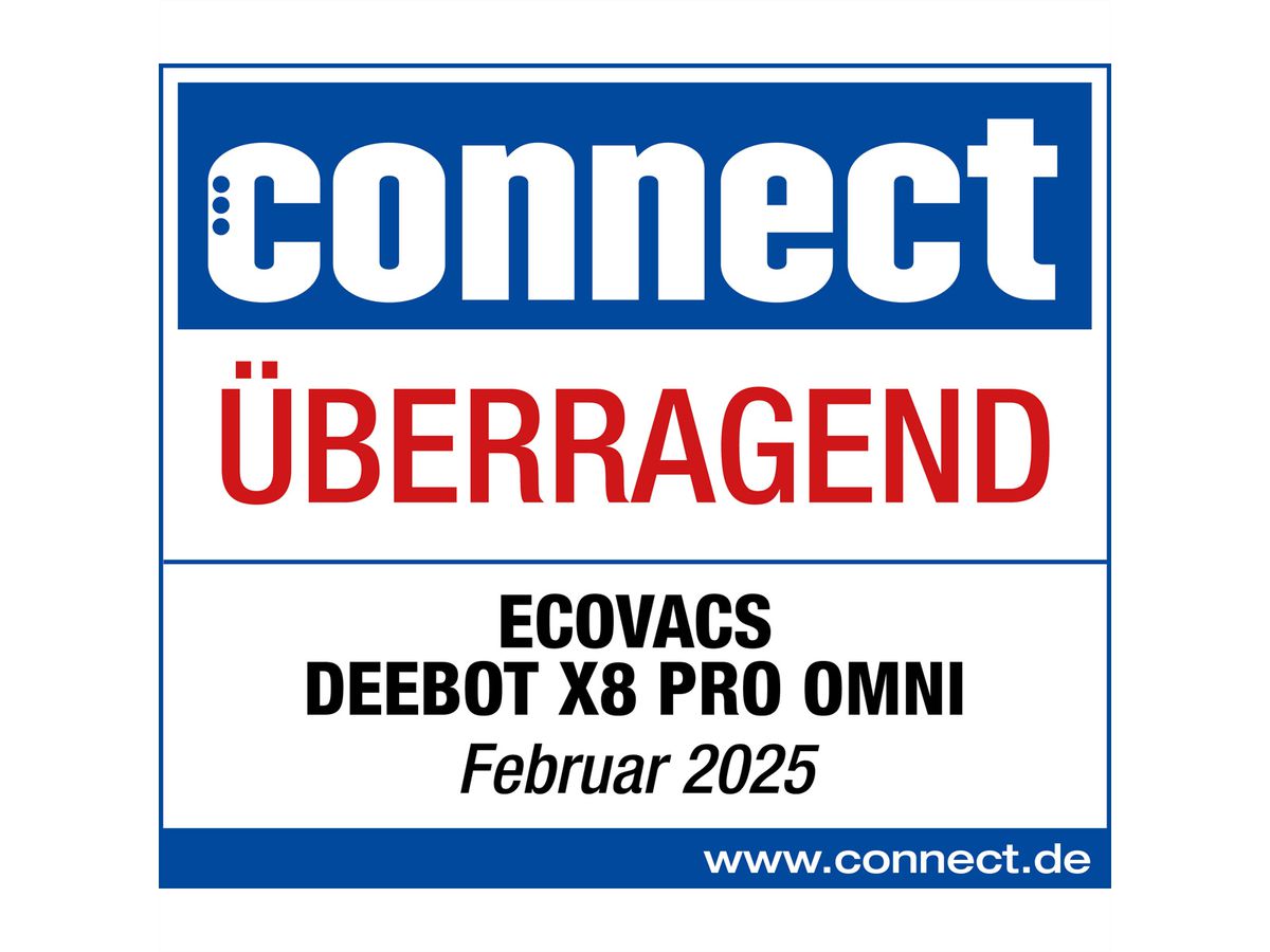 Ecovacs Saugroboter X8 PRO OMNI, Deebot, black