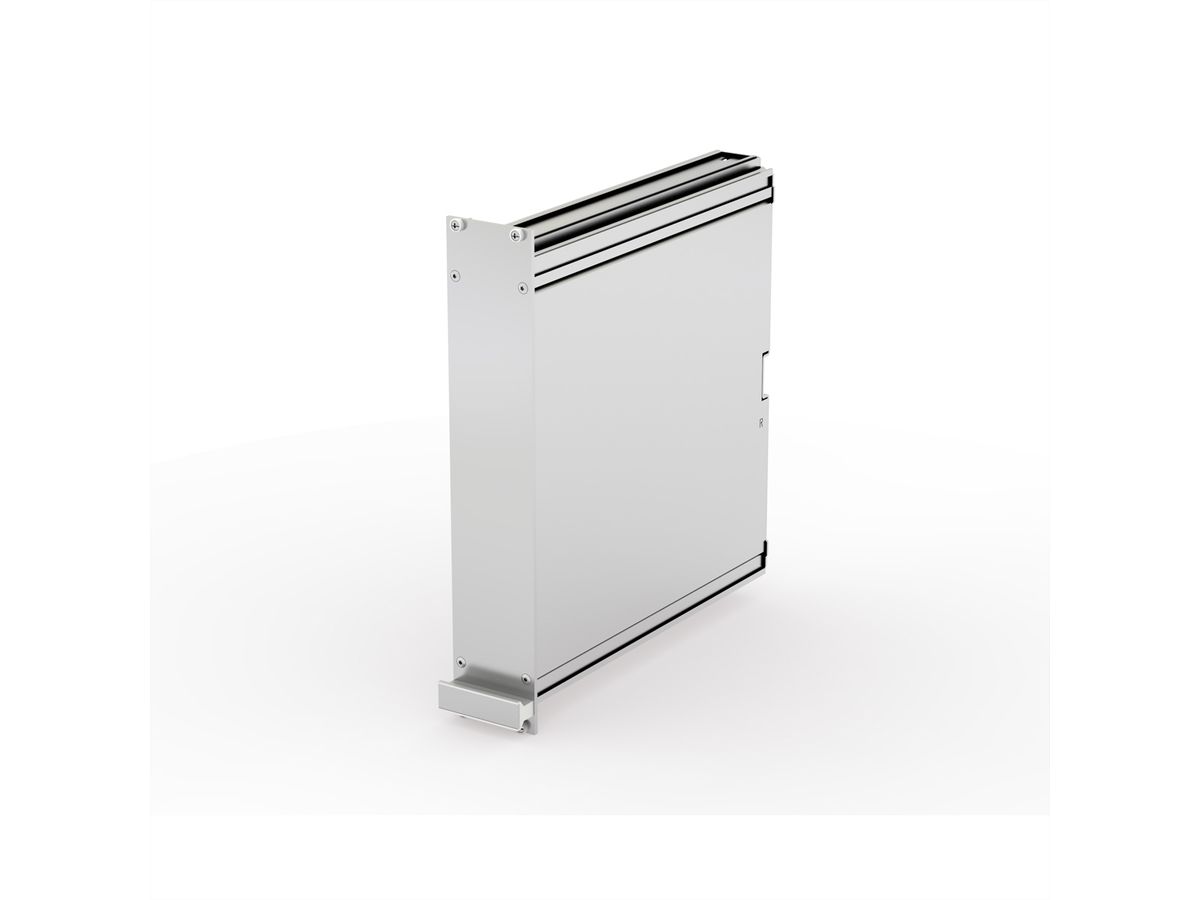 SCHROFF Frame Type Plug-In Unit PRO, Plain Cover, 1 Connector, 6 U, 10 HP, 227 mm